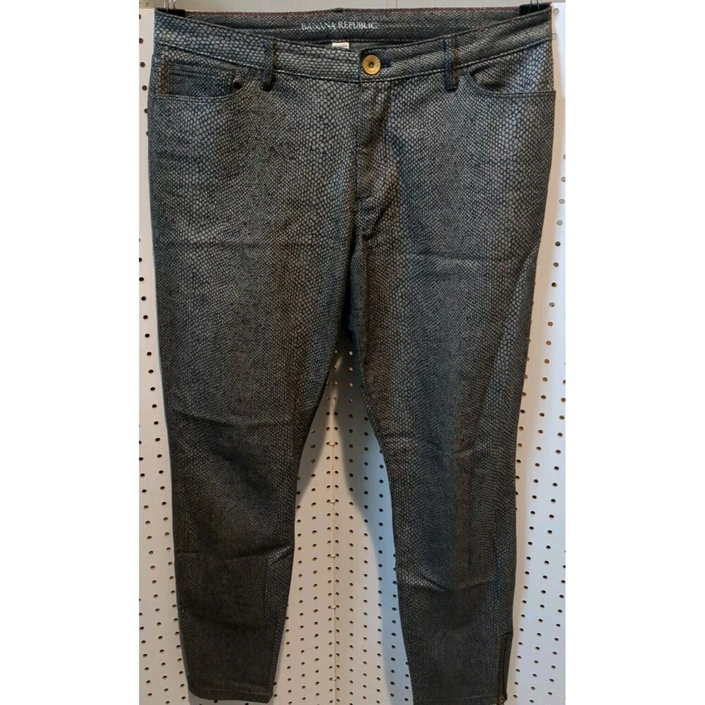 Banana Republic Women's Jeans 31R Skinny Black Gray Size 10